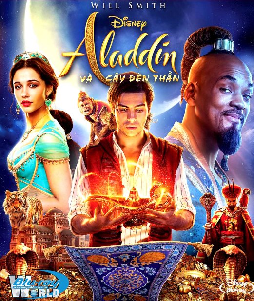 B4144. Aladin 2019 - Aladdin Và Cây Đèn Thần 2D25G (DTS-HD MA 7.1) 